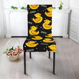 Duck Toy Pattern Print Design 05 Dining Chair Slipcover