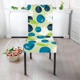 Blueberry Flower Pattern Dining Chair Slipcover