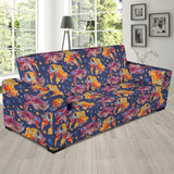Goldfish Pattern Print Design 05 Sofa Slipcover