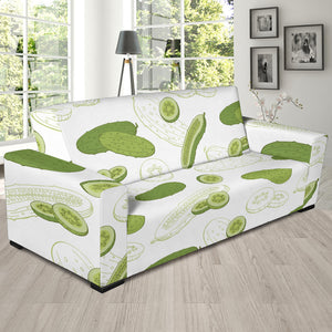 Cucumber Sketch Pattern Sofa Slipcover
