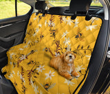 Bee Flower Pattern Dog Car Seat Covers