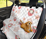 Daruma Japanese Wooden Doll Cherry Blossom Flower Pattern Dog Car Seat Covers