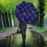 Dog Paws Pattern Print Design 02 Umbrella