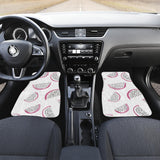 Dragon Fruit Pattern Front And Back Car Mats