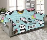 Cute baby panda pattern Sofa Cover Protector