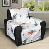 Cute helicopter star pattern Recliner Cover Protector