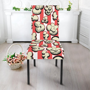 Popcorn Pattern Print Design 05 Dining Chair Slipcover