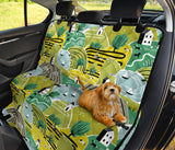 Hand Drawn Windmill Pattern Dog Car Seat Covers