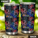 Octopus Sea Wave Tropical Fishe Pattern Tumbler