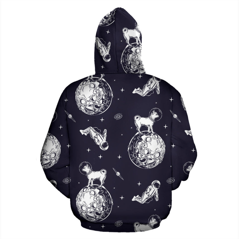 Chihuahua Space Helmet Astronaut Pattern Men Women Pullover Hoodie