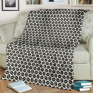 Coffee Bean Abstract Modern Pattern Premium Blanket