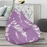 Lavender Flowers Purple Pattern Bean Bag Cover