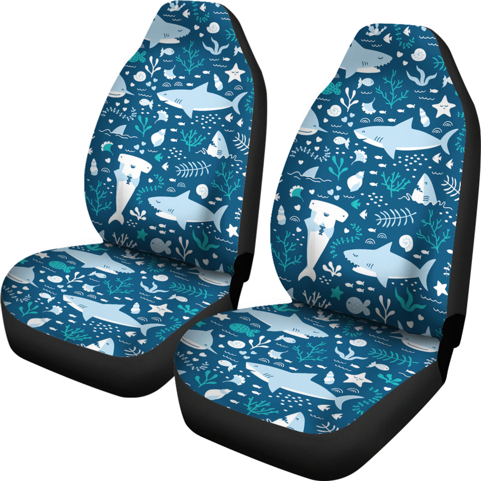 Cute Shark Pattern  Universal Fit Car Seat Covers