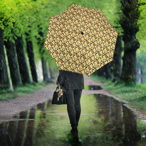 English Bulldog Pattern Print Design 02 Umbrella
