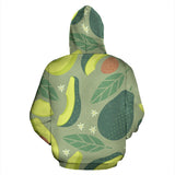 Avocado Pattern Men Women Pullover Hoodie