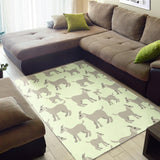 Little Young Goat Pattern Area Rug