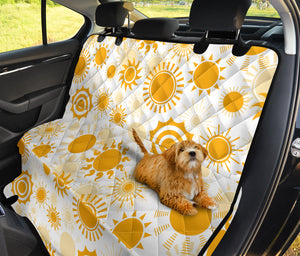 Sun Design Pattern Dog Car Seat Covers