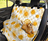 Sun Design Pattern Dog Car Seat Covers