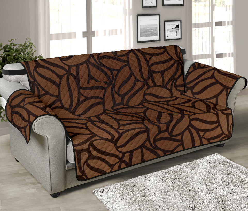 coffee bean pattern Sofa Cover Protector