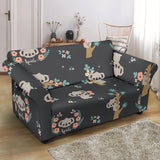 Cute Koala Pattern Loveseat Couch Slipcover