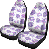 Hedgehog Pattern Print Design 05 Universal Fit Car Seat Covers