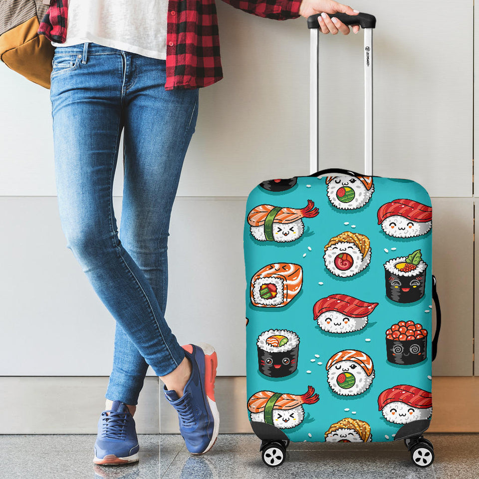 Cute Sushi Pattern Cabin Suitcases Luggages