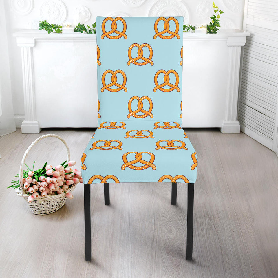 Pretzels Pattern Print Design 03 Dining Chair Slipcover