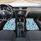 Coral Reef Pattern Print Design 01 Front and Back Car Mats