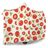 Tomato Pattern Hooded Blanket