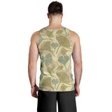Ginkgo leaves design pattern Men Tank Top