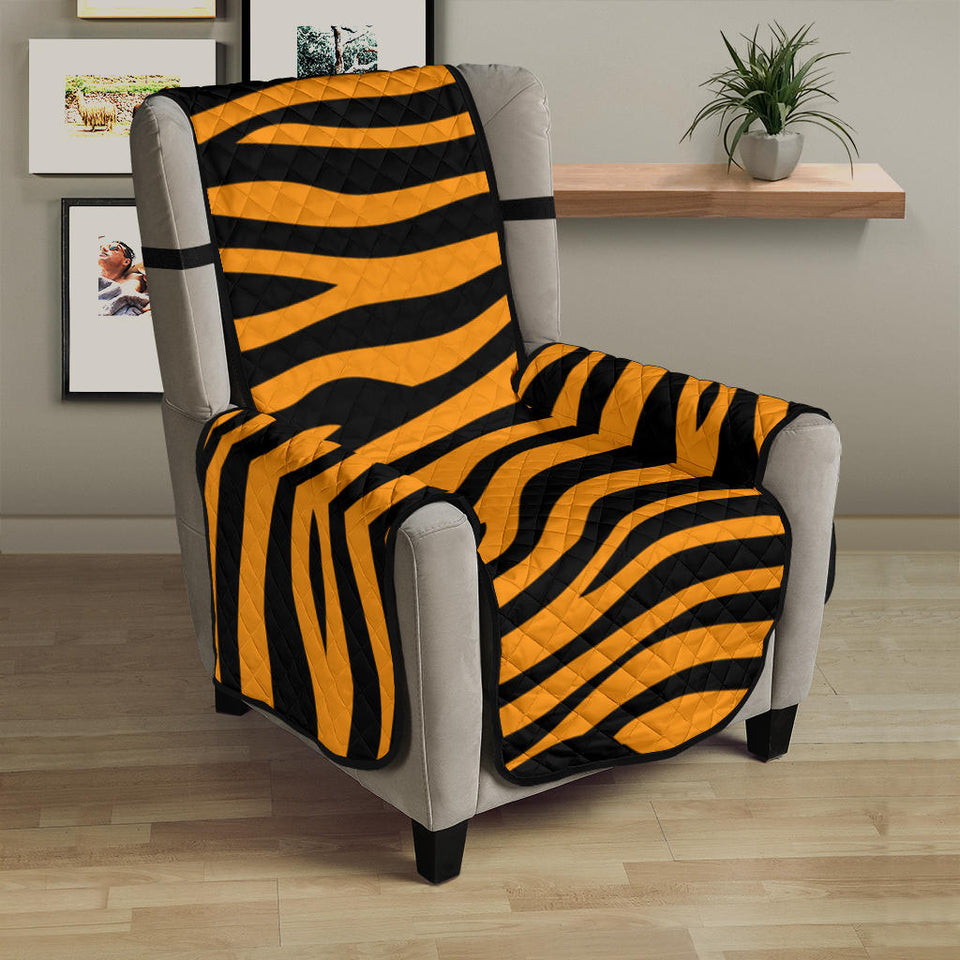 Bengal tigers skin print pattern background Chair Cover Protector