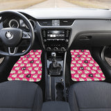 Guinea Pig Pattern Print Design 01 Front and Back Car Mats