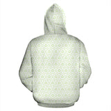 Cucumber Pattern Background Zip Up Hoodie