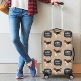Beagle Pattern Cabin Suitcases Luggages