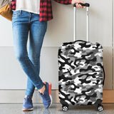 Black White Camo Camouflage Pattern Cabin Suitcases Luggages