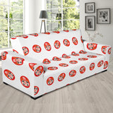 Daruma Japanese Wooden Doll Pattern Sofa Slipcover