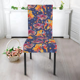 Goldfish Pattern Print Design 05 Dining Chair Slipcover