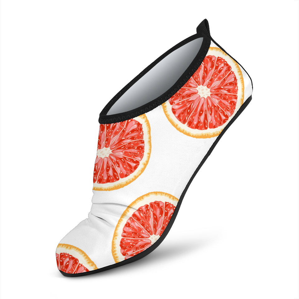 Grapefruit Pattern Aqua Shoes