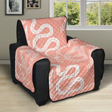 Snake lilies flower pattern Recliner Cover Protector