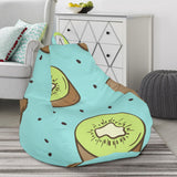 Kiwi Blue Background Bean Bag Cover