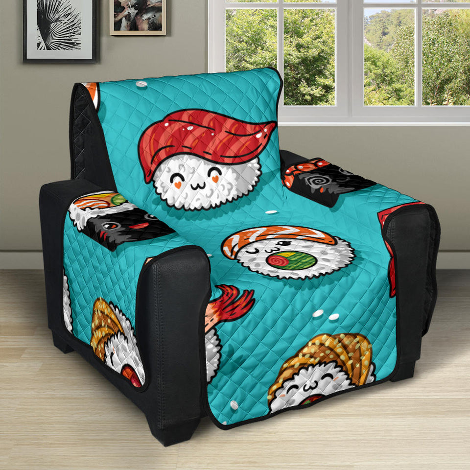 Cute sushi pattern Recliner Cover Protector