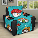 Cute sushi pattern Recliner Cover Protector