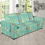Giraffe Pattern Print Design 01 Sofa Slipcover