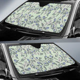 Hand Drawn Blueberry Pattern Car Sun Shade