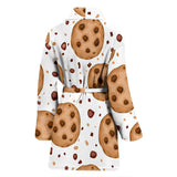 Chocolate Chip Cookie Pattern Women'S Bathrobe
