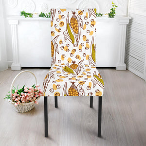 Corn Pattern Print Design 02 Dining Chair Slipcover