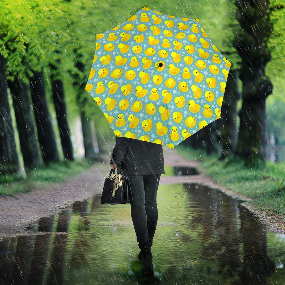 Duck Toy Pattern Print Design 03 Umbrella