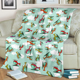 Helicopter Design Pattern Premium Blanket