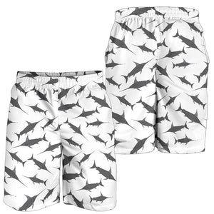 Swordfish Pattern Print Design 04 Men Shorts