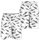 Swordfish Pattern Print Design 04 Men Shorts